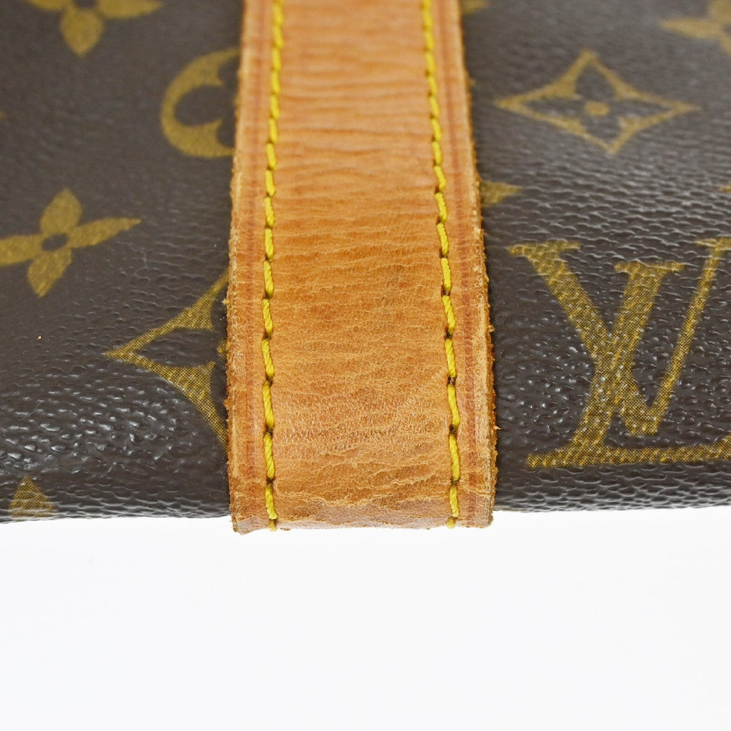 Louis Vuitton Keepall Bag Monogram Canvas Brown Canvas Travel Bag Bag (Pre-Owned)
