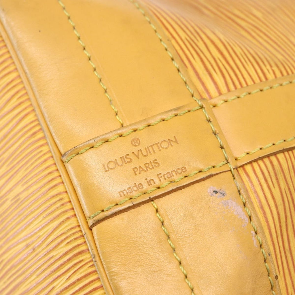 Louis Vuitton Petit Noe Nm Handbag Epi Leather Yellow Leather Shoulder Bag Bag (Pre-Owned)