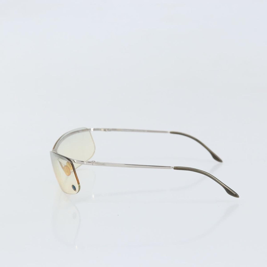 Chanel Logo Cc Sunglasses Metal Silver Metal Sunglasse Accessory (Pre-Owned)