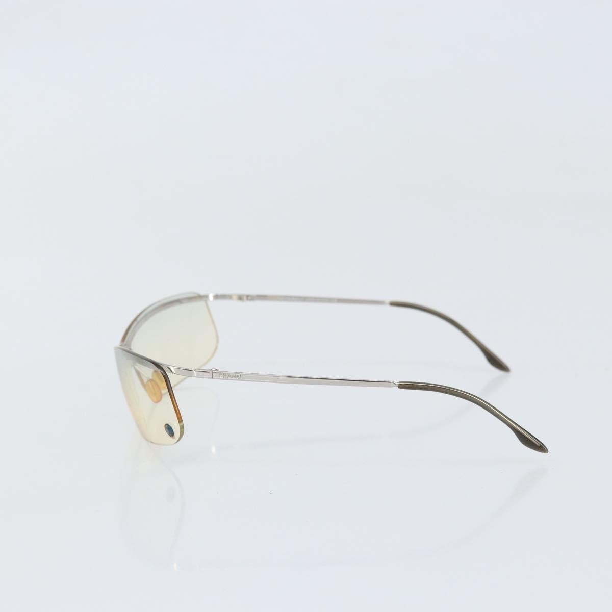 Chanel Logo Cc Sunglasses Metal Silver Metal Sunglasse Accessory (Pre-Owned)