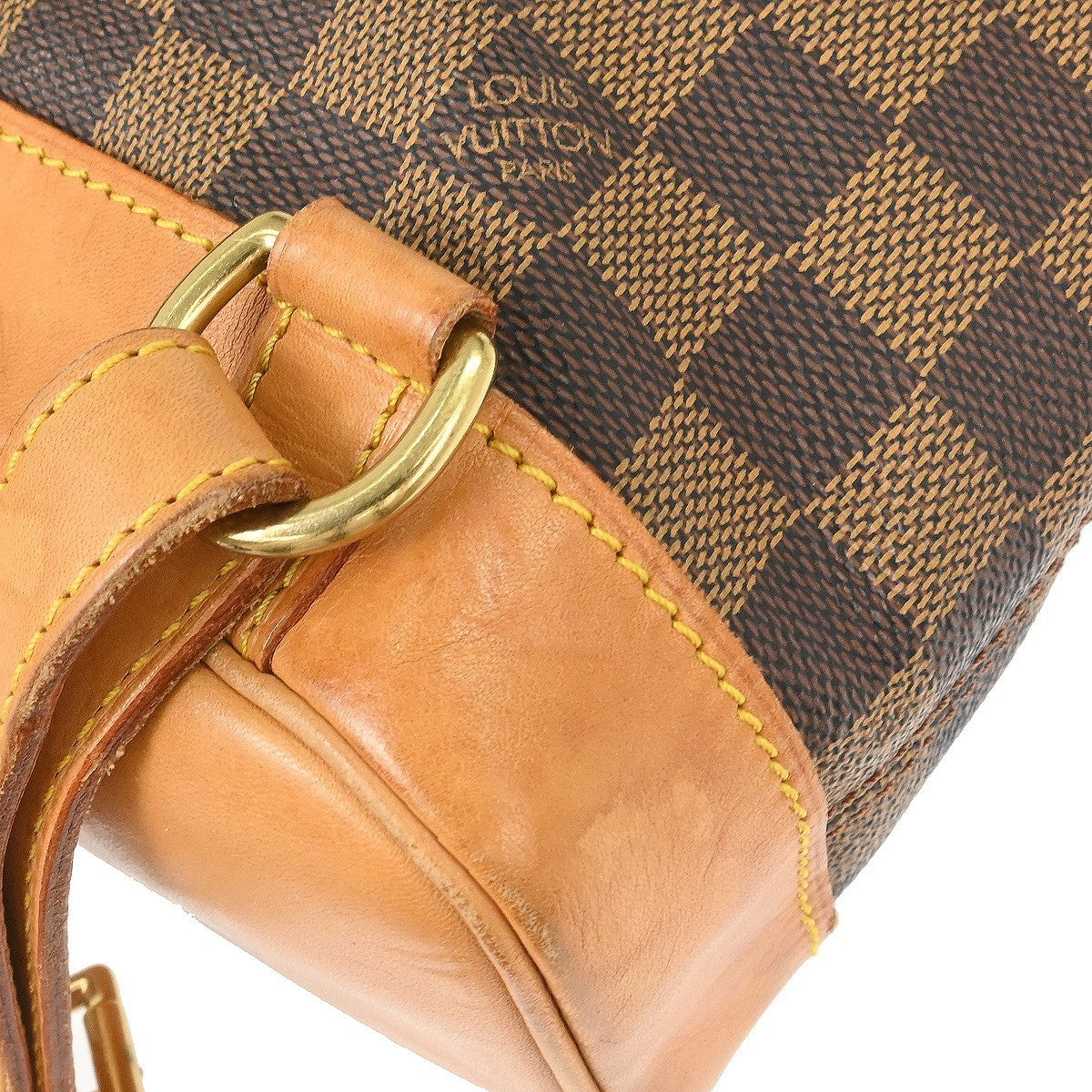 Louis Vuitton Arlequin Backpack Damier Brown Canvas Backpack Bag (Pre-Owned)