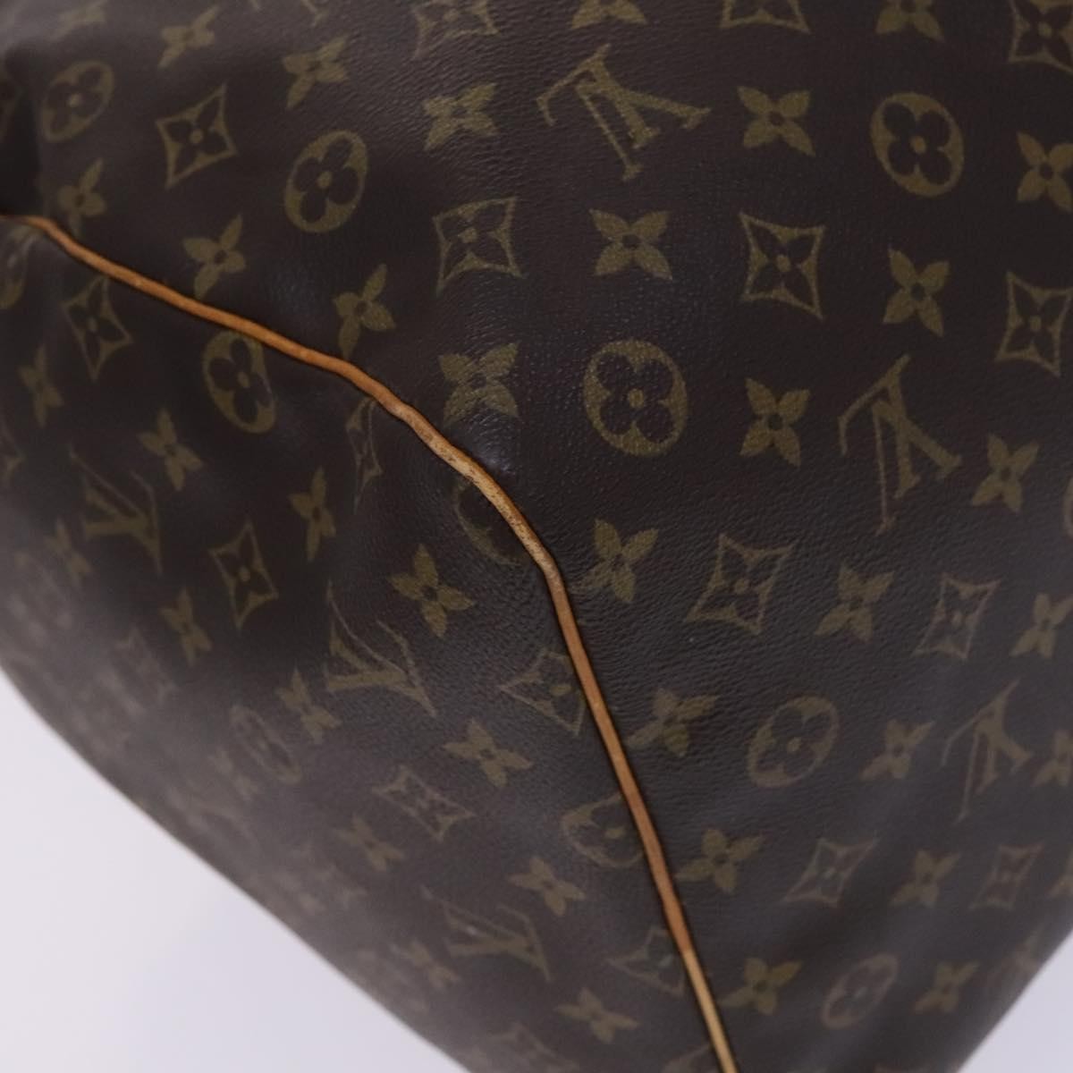 Louis Vuitton Keepall Bag Monogram Canvas Brown Canvas Travel Bag Bag (Pre-Owned)