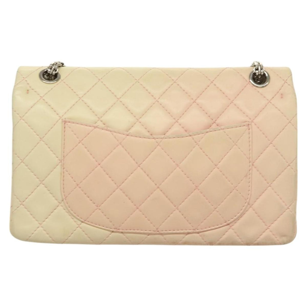Chanel Reissue 2.55 Flap Bag Quilted Calfskin Pink Lamb_Skin Bag (Pre-Owned)