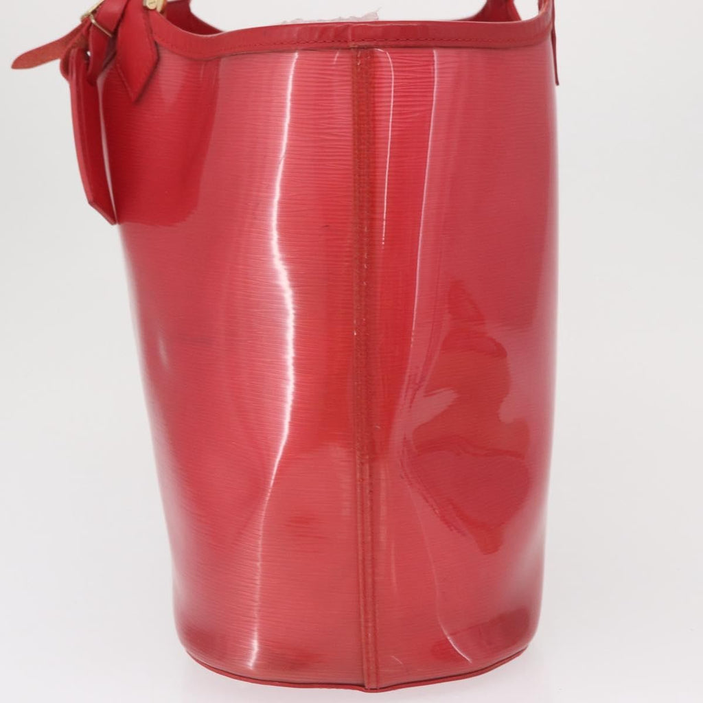 Louis Vuitton Plage Lagoon Bay Handbag Vinyl Epi Leather Red Plastic Tote Bag Bag (Pre-Owned)