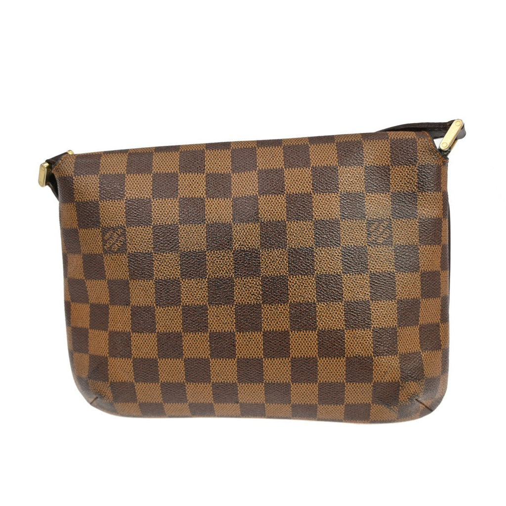 Louis Vuitton Musette Tango Handbag Damier Brown Canvas Shoulder Bag Bag (Pre-Owned)