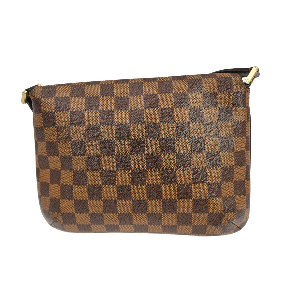 Louis Vuitton Musette Tango Handbag Damier Brown Canvas Shoulder Bag Bag (Pre-Owned)