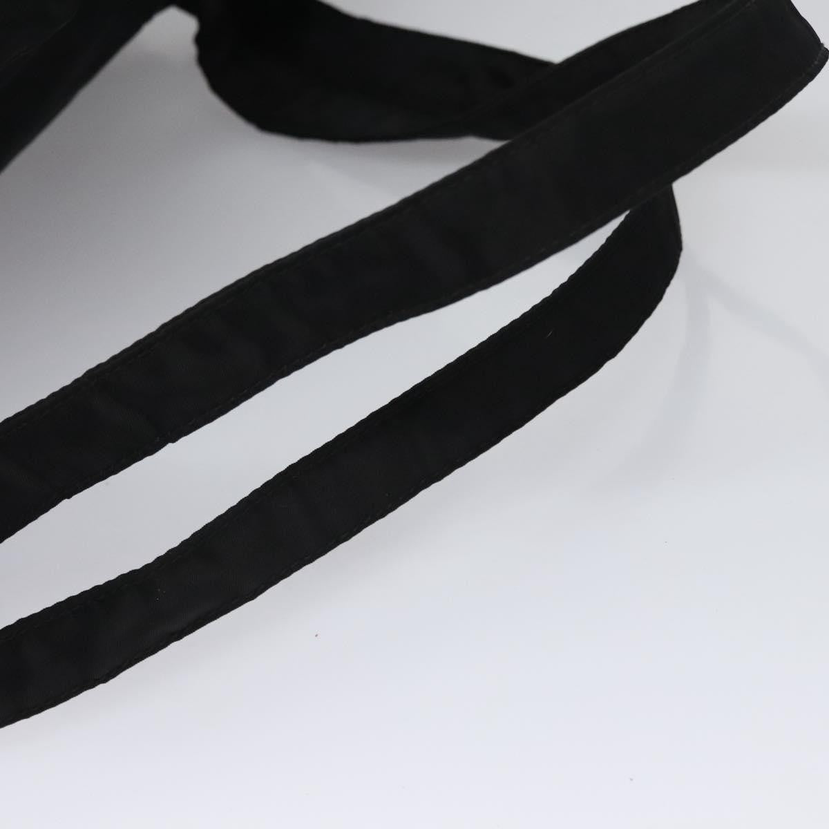 Prada Flap Drawstring Backpack Tessuto Black Nylon Backpack Bag (Pre-Owned)