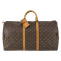 Louis Vuitton Keepall Bag Monogram Canvas Brown Canvas Travel Bag Bag (Pre-Owned)