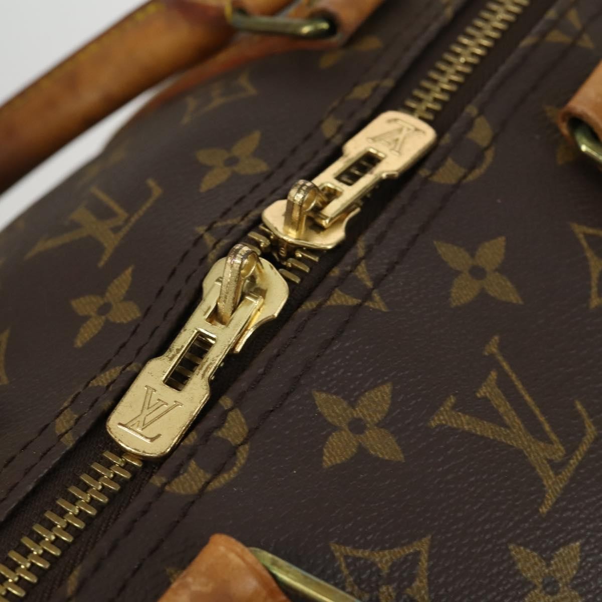 Louis Vuitton Keepall Bandouliere Bag Monogram Canvas Brown Canvas Travel Bag Bag (Pre-Owned)