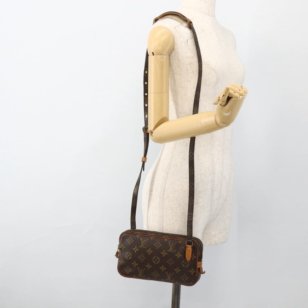 Louis Vuitton Pochette Marly Bandouliere Bag Monogram Canvas Brown Canvas Shoulder Bag Bag (Pre-Owned)