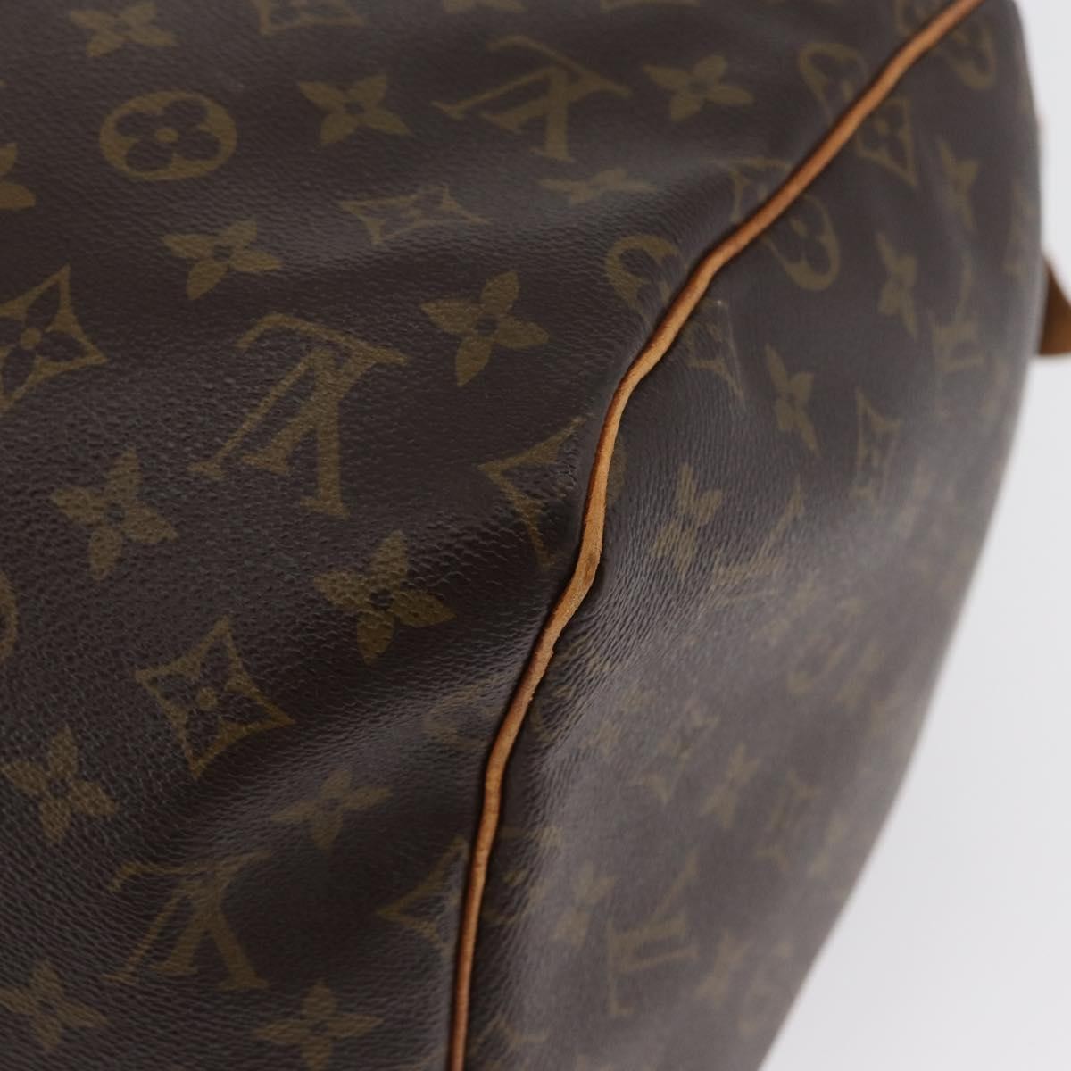 Louis Vuitton Keepall Bag Monogram Canvas Brown Canvas Travel Bag Bag (Pre-Owned)