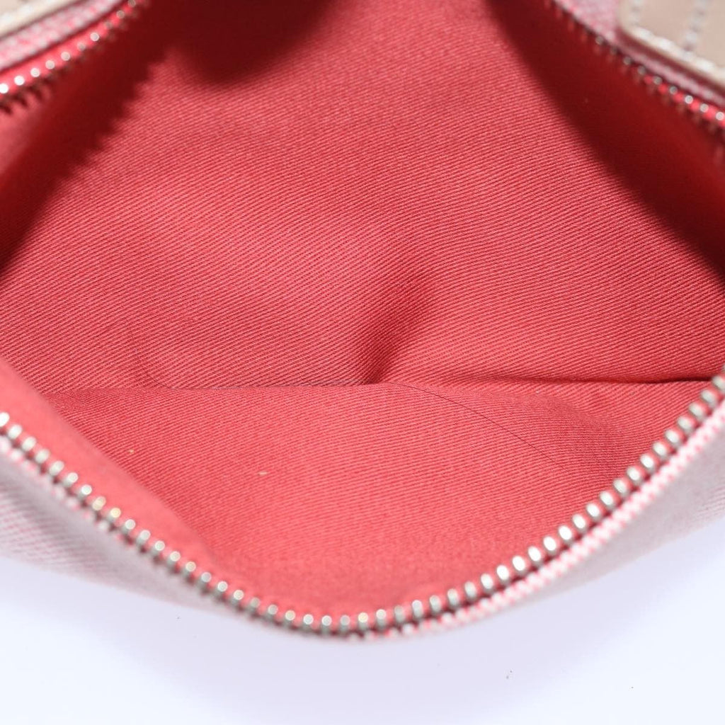 Burberry Blue Label Handbag Canvas Pink Canvas Handbag (Pre-Owned)