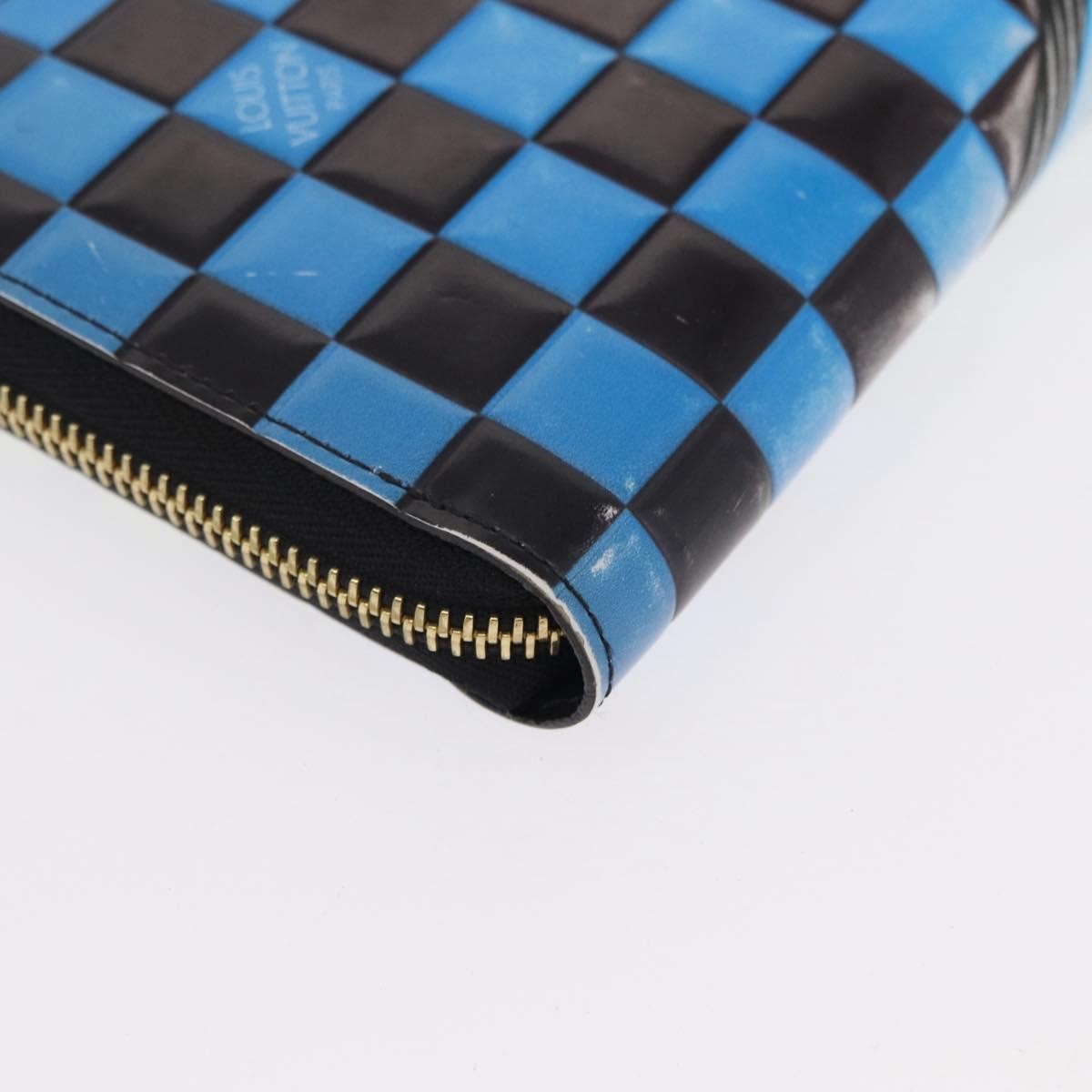 Louis Vuitton Zippy Wallet Nm Epi Race Édition Limitée Blue Leather Wallets Accessory (Pre-Owned)