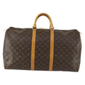 Louis Vuitton Keepall Bag Monogram Canvas Brown Canvas Travel Bag Bag (Pre-Owned)