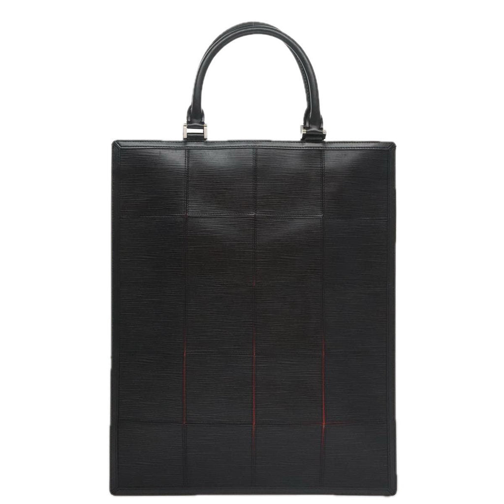 Louis Vuitton Epi Stretch Silver Fizz Handbag Epi Stretch Black Leather Handbag (Pre-Owned)
