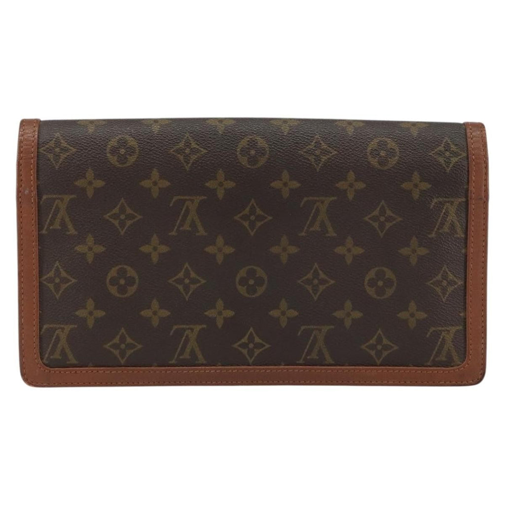 Louis Vuitton Dame Pochette Monogram Canvas Brown Canvas Clutche & Pouche Bag (Pre-Owned)