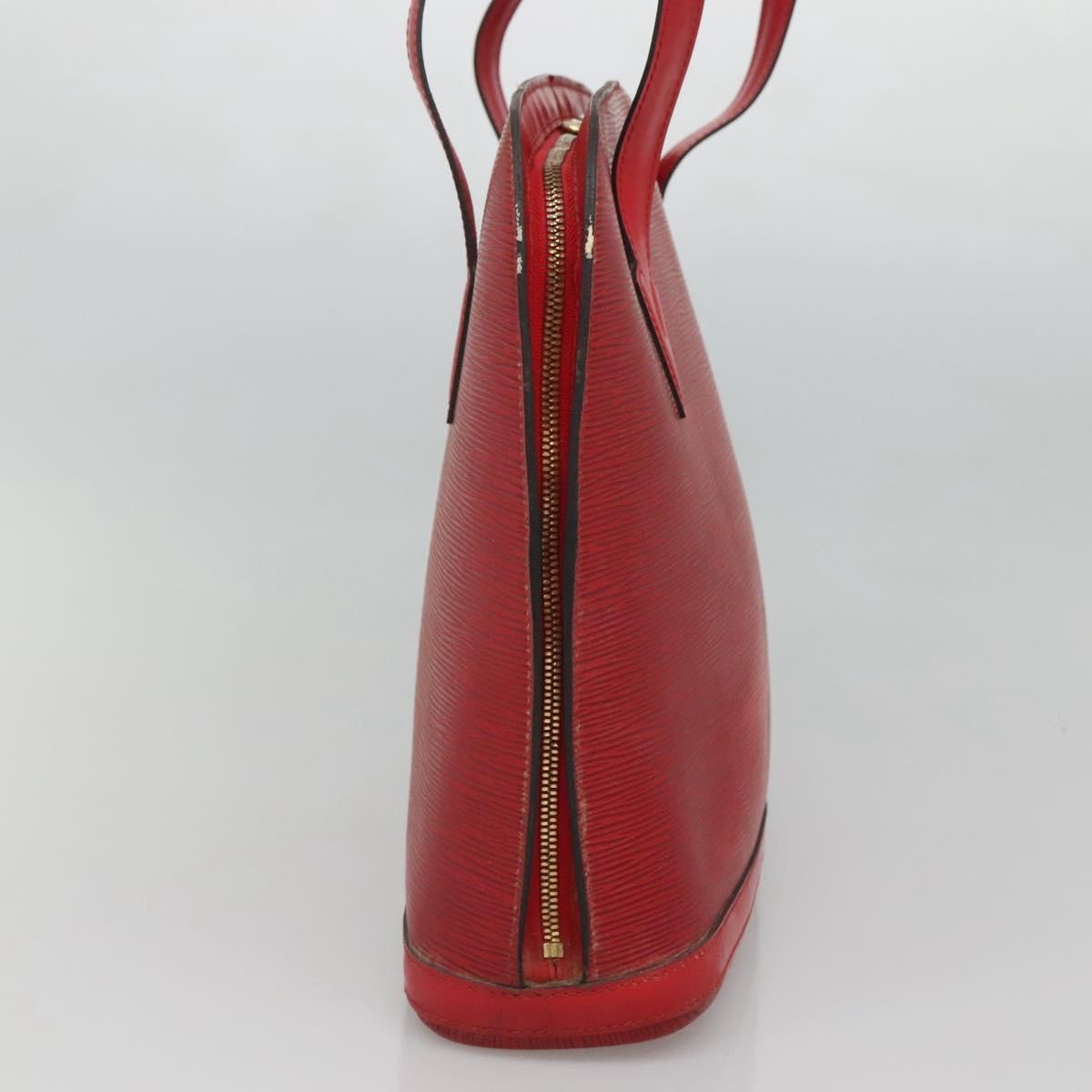 Louis Vuitton Lussac Handbag Epi Leather Red Leather Shoulder Bag Bag (Pre-Owned)