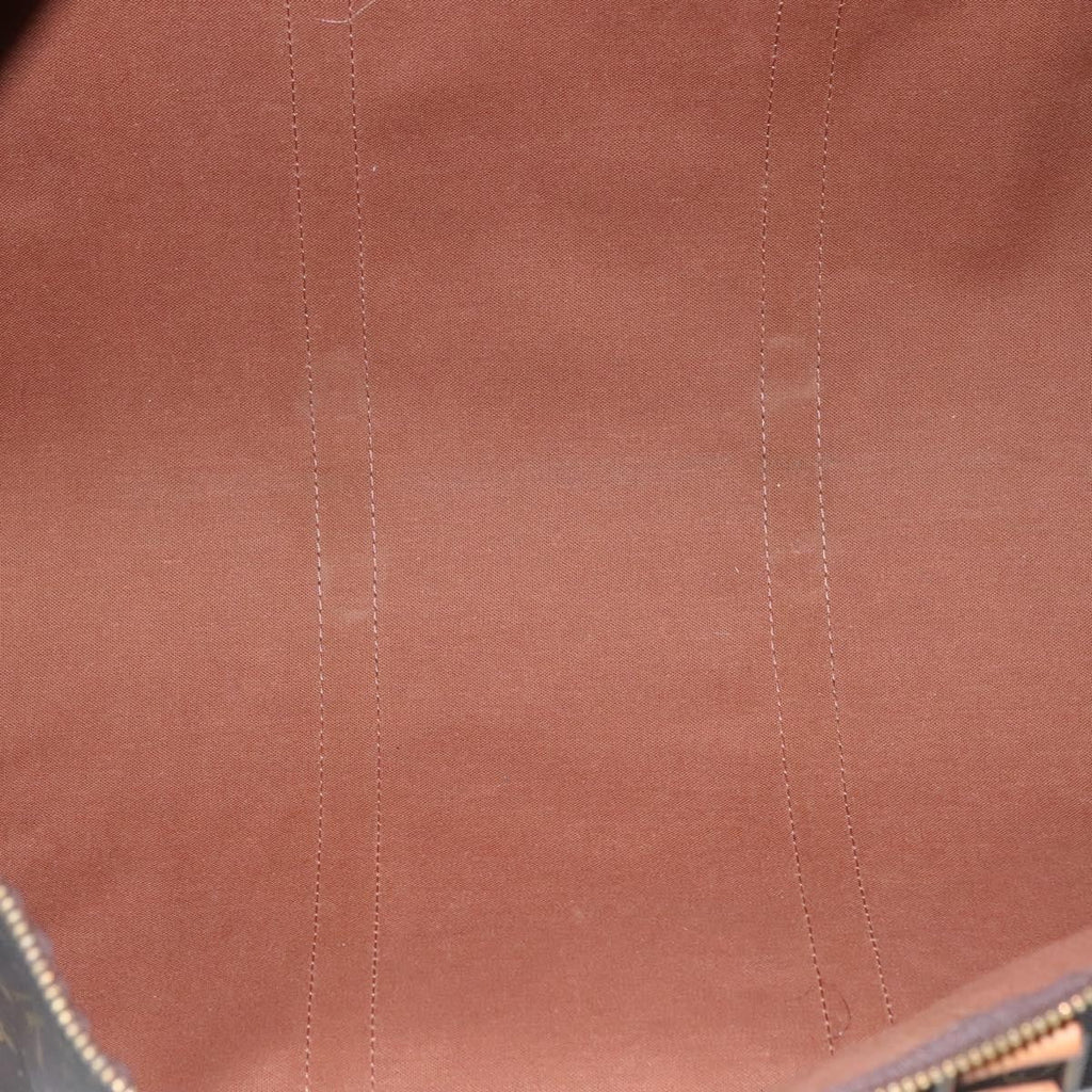 Louis Vuitton Keepall Bag Monogram Canvas Brown Canvas Travel Bag Bag (Pre-Owned)