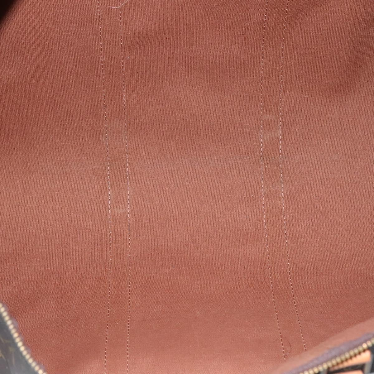 Louis Vuitton Keepall Bag Monogram Canvas Brown Canvas Travel Bag Bag (Pre-Owned)