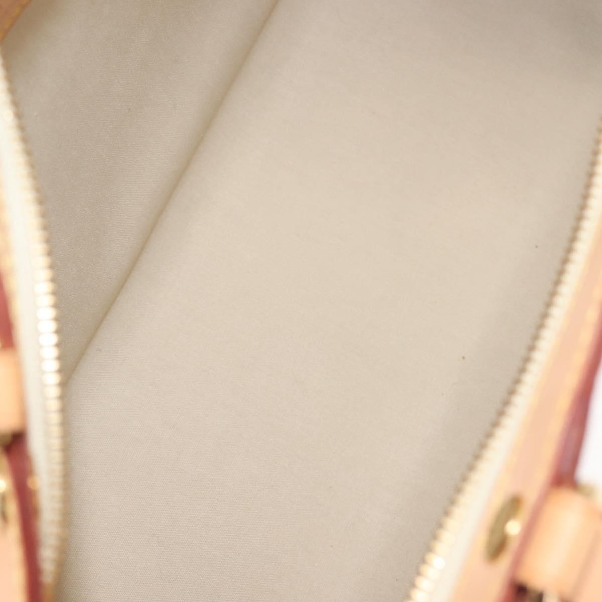 Louis Vuitton Brea Handbag Monogram Vernis Beige Patent_Leather Bag (Pre-Owned)