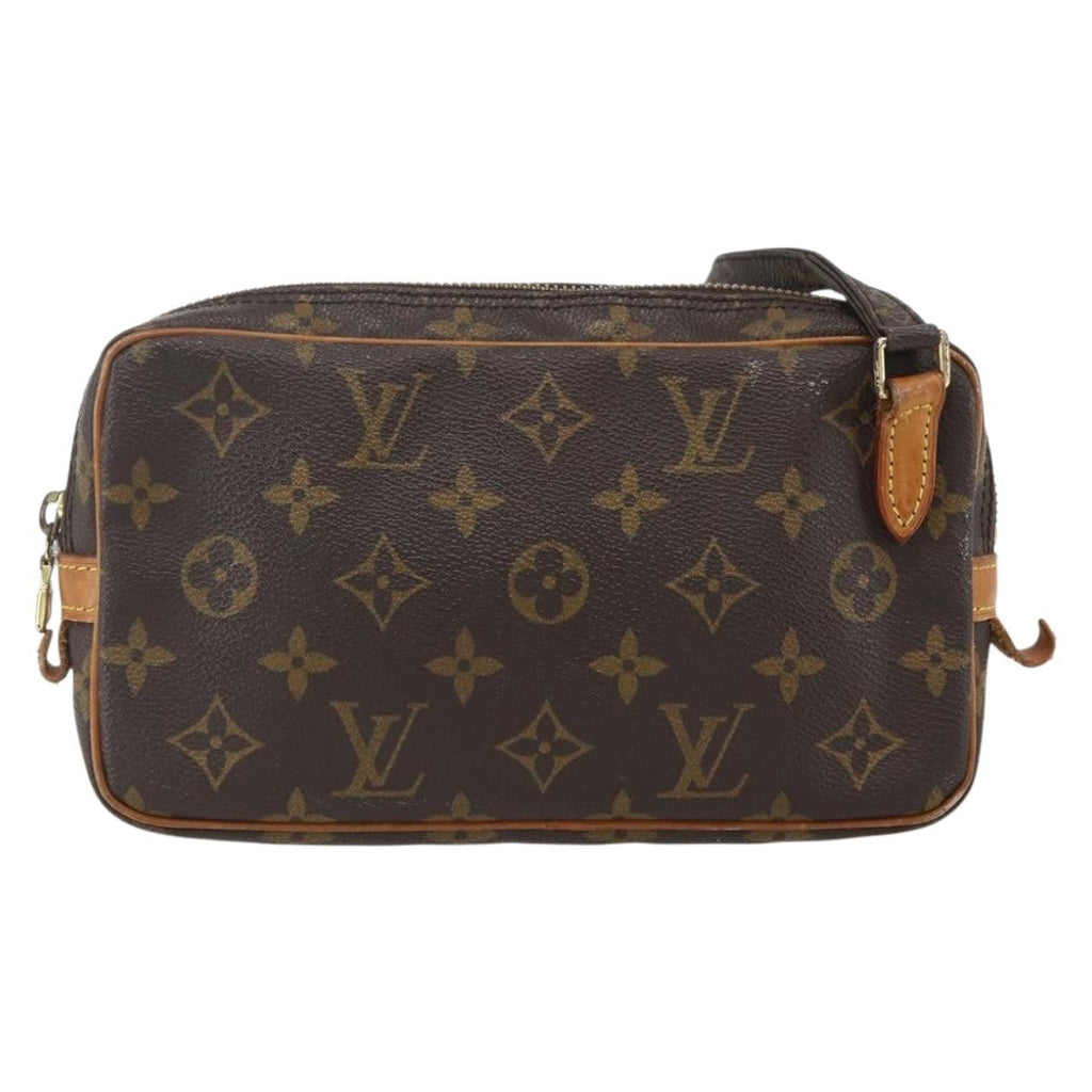Louis Vuitton Pochette Marly Bandouliere Bag Monogram Canvas Brown Canvas Clutche & Pouche Bag (Pre-Owned)