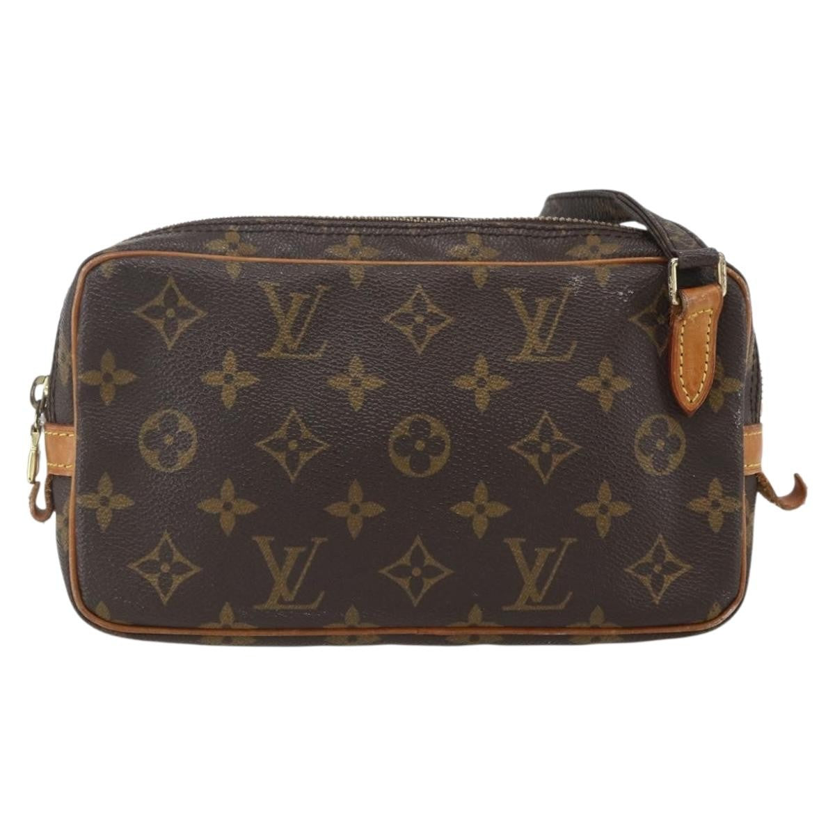 Louis Vuitton Pochette Marly Bandouliere Bag Monogram Canvas Brown Canvas Clutche & Pouche Bag (Pre-Owned)