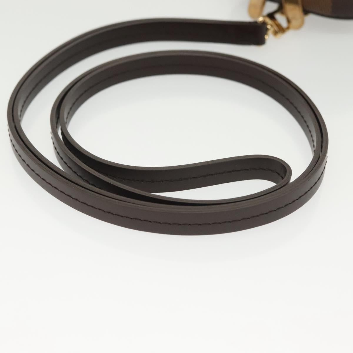 Louis Vuitton Etui Okapi Camera Case Damier Brown Canvas Clutche & Pouche Bag (Pre-Owned)