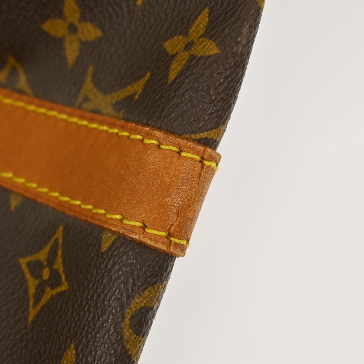 Louis Vuitton Keepall Bag Monogram Canvas Brown Canvas Travel Bag Bag (Pre-Owned)