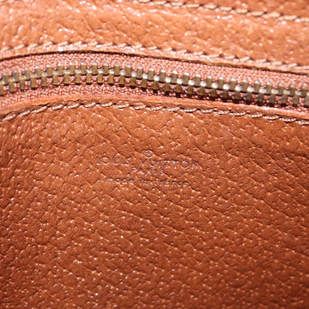 Louis Vuitton Jeune Fille Handbag Monogram Canvas Brown Canvas Shoulder Bag Bag (Pre-Owned)