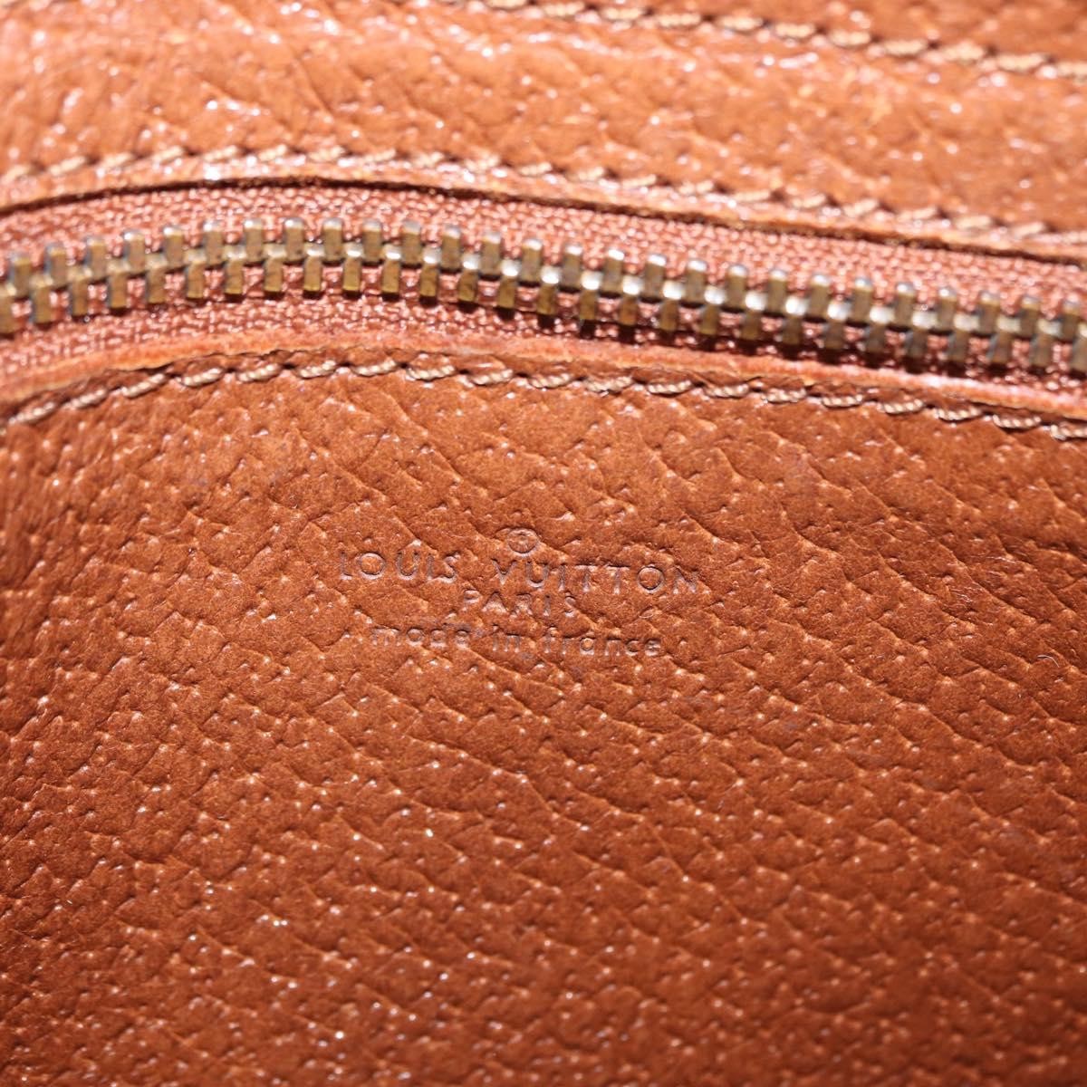 Louis Vuitton Jeune Fille Handbag Monogram Canvas Brown Canvas Shoulder Bag Bag (Pre-Owned)