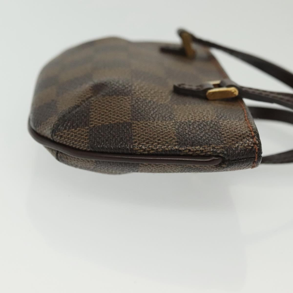 Louis Vuitton Manosque Pochette Damier Brown Canvas Clutche & Pouche Bag (Pre-Owned)
