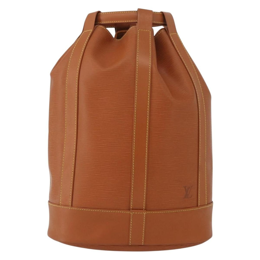 Louis Vuitton Randonnee Backpack Epi Leather Brown Leather Backpack Bag (Pre-Owned)