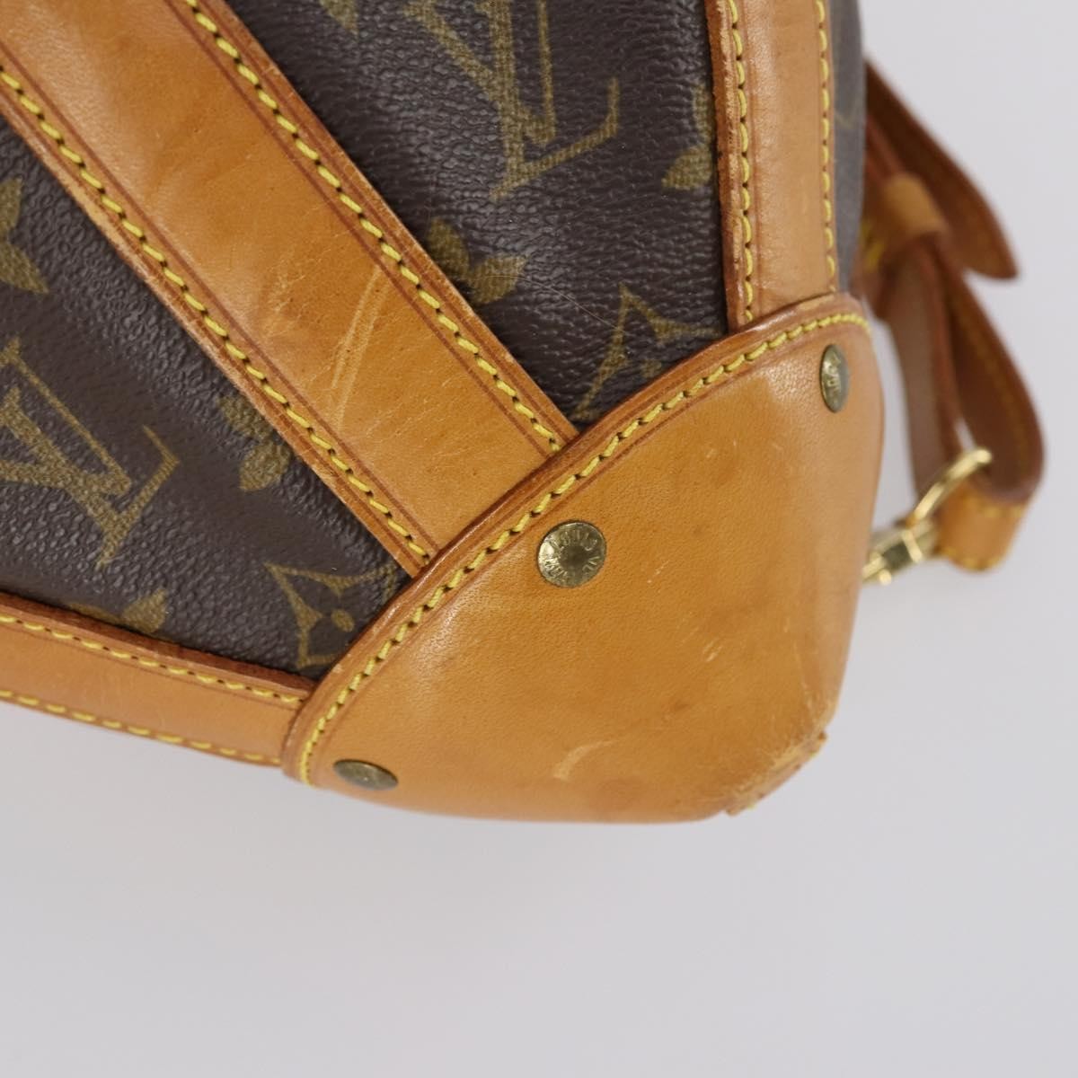 Louis Vuitton Romeo Gigli Handbag Monogram Canvas Brown Canvas Shoulder Bag Bag (Pre-Owned)
