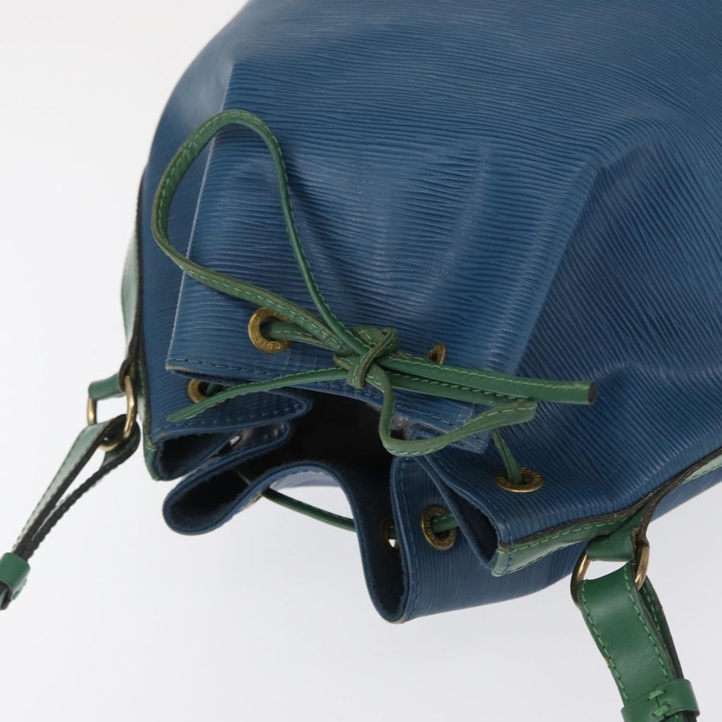 Louis Vuitton Bicolor Noe Handbag Epi Leather Blue Leather Shoulder Bag Bag (Pre-Owned)