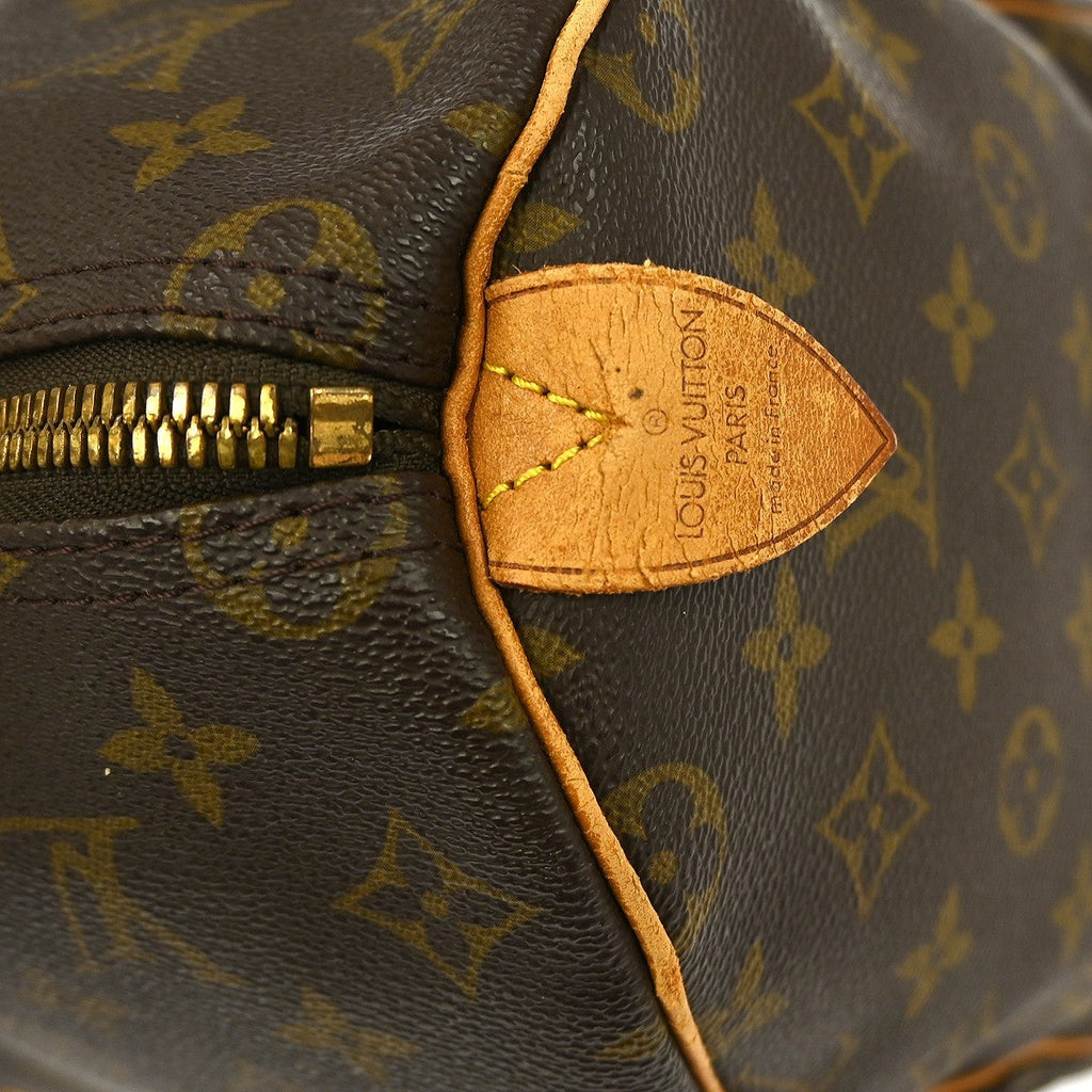 Louis Vuitton Keepall Bag Monogram Canvas Brown Canvas Travel Bag Bag (Pre-Owned)