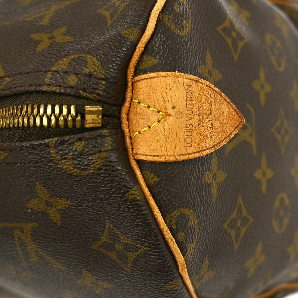 Louis Vuitton Keepall Bag Monogram Canvas Brown Canvas Travel Bag Bag (Pre-Owned)