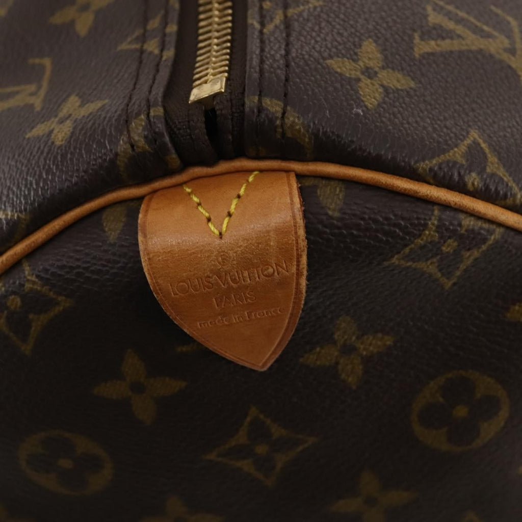 Louis Vuitton Keepall Bag Monogram Canvas Brown Canvas Travel Bag Bag (Pre-Owned)