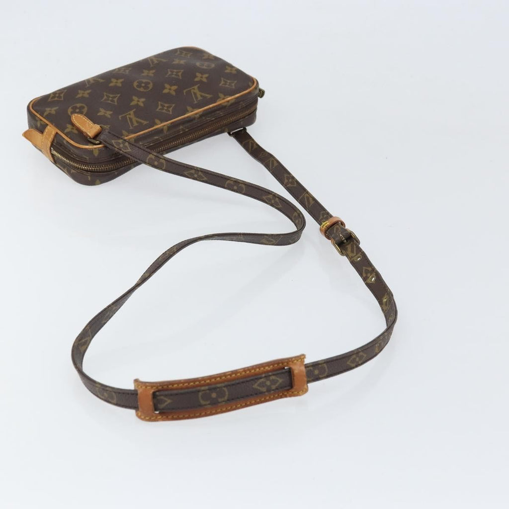 Louis Vuitton Pochette Marly Bandouliere Bag Monogram Canvas Brown Canvas Shoulder Bag Bag (Pre-Owned)