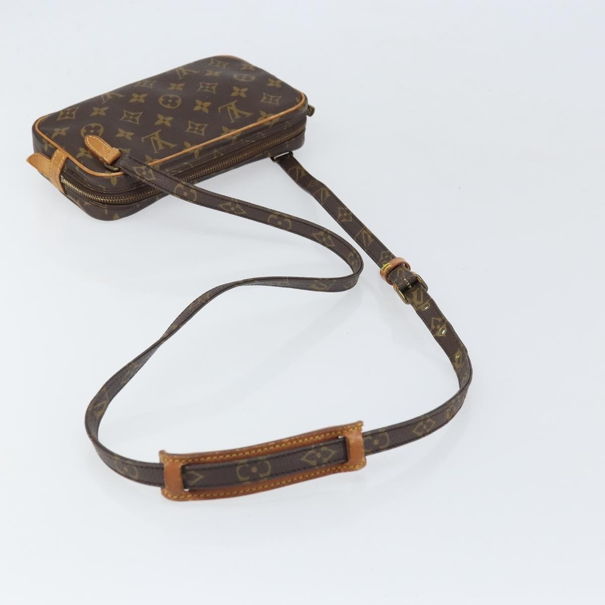 Louis Vuitton Pochette Marly Bandouliere Bag Monogram Canvas Brown Canvas Shoulder Bag Bag (Pre-Owned)