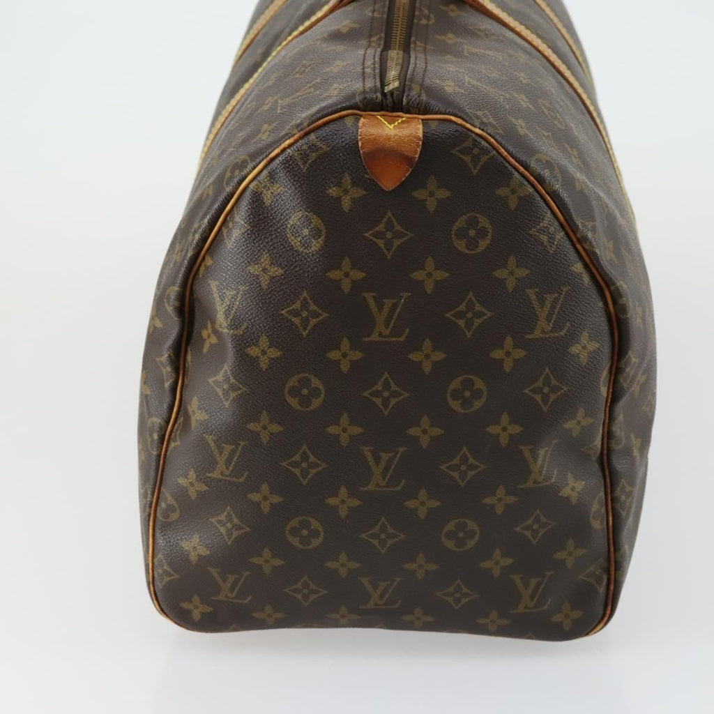Louis Vuitton Keepall Bag Monogram Canvas Brown Canvas Travel Bag Bag (Pre-Owned)
