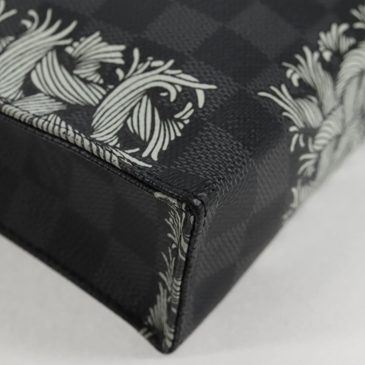 Louis Vuitton Pochette Voyage Limited Edition Nemeth Damier Graphite Black Canvas Clutche & Pouche Bag (Pre-Owned)