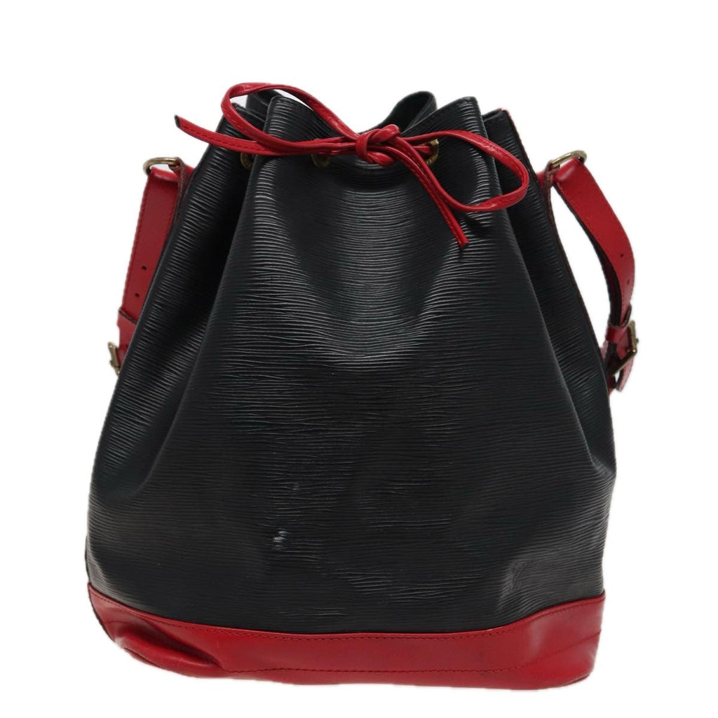 Louis Vuitton Bicolor Noe Handbag Epi Leather Black Leather Shoulder Bag Bag (Pre-Owned)