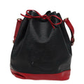 Louis Vuitton Bicolor Noe Handbag Epi Leather Black Leather Shoulder Bag Bag (Pre-Owned)