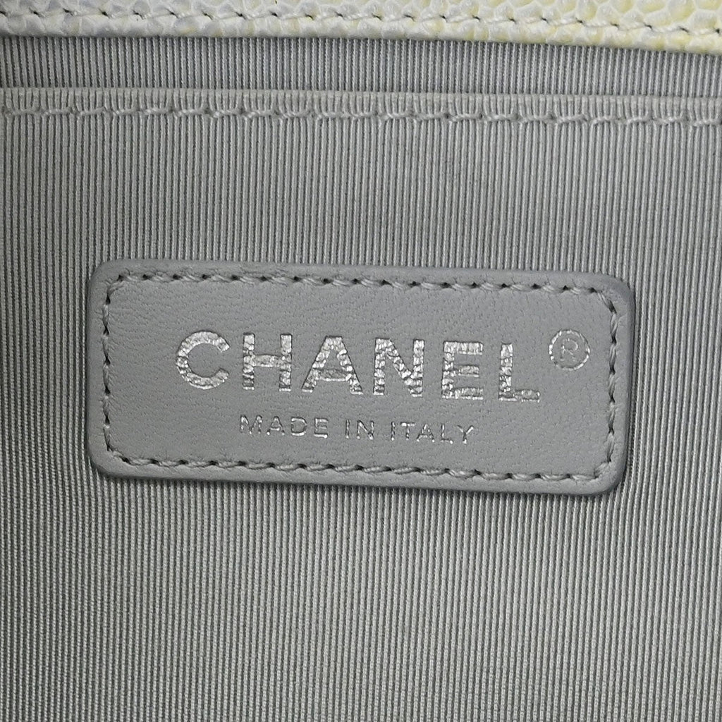 Chanel Rainbow Boy Flap Bag Quilted Painted Caviar Multicolour Leather Shoulder Bag Bag (Pre-Owned)