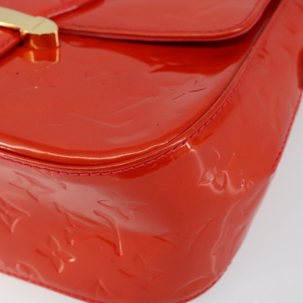 Louis Vuitton Bellflower Handbag Monogram Vernis Red Patent_Leather Shoulder Bag Bag (Pre-Owned)