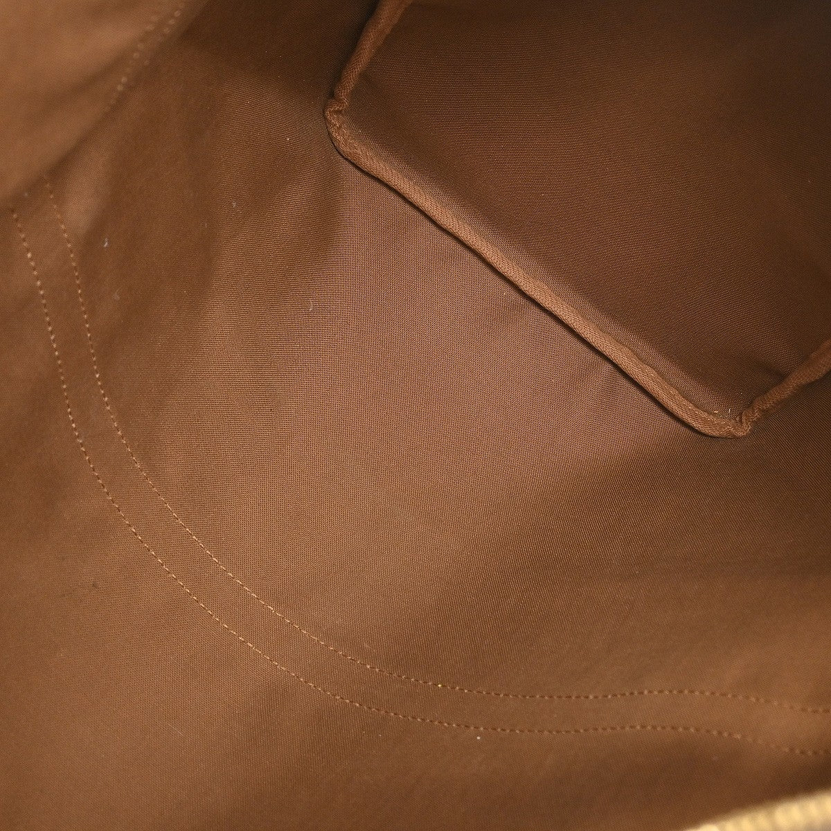 Louis Vuitton Keepall Bag Monogram Canvas Brown Canvas Travel Bag Bag (Pre-Owned)