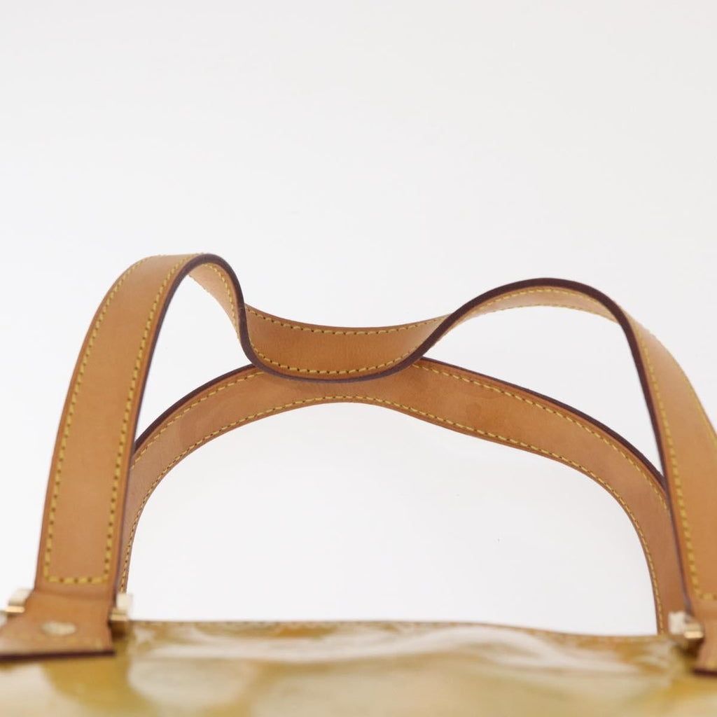Louis Vuitton Houston Handbag Monogram Vernis Yellow Patent_Leather Tote Bag Bag (Pre-Owned)