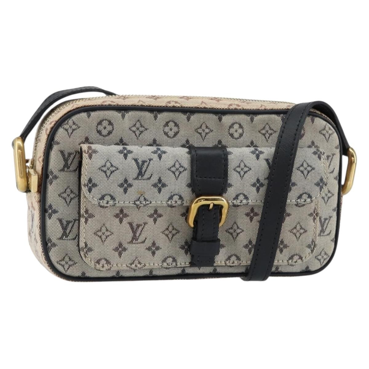 Louis Vuitton Juliette Crossbody Bag Mini Lin Blue Canvas Shoulder Bag Bag (Pre-Owned)