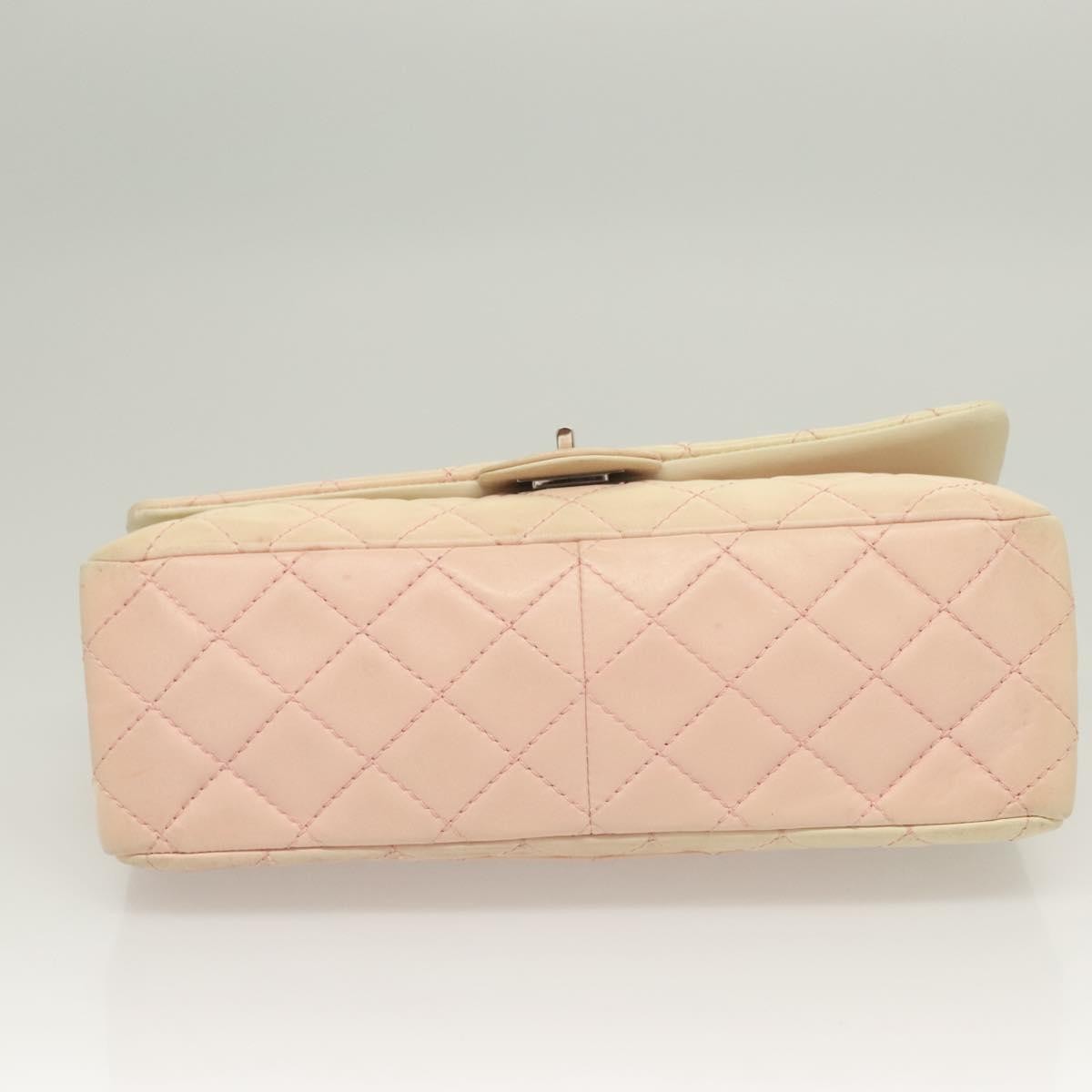 Chanel Reissue 2.55 Flap Bag Quilted Calfskin Pink Lamb_Skin Bag (Pre-Owned)