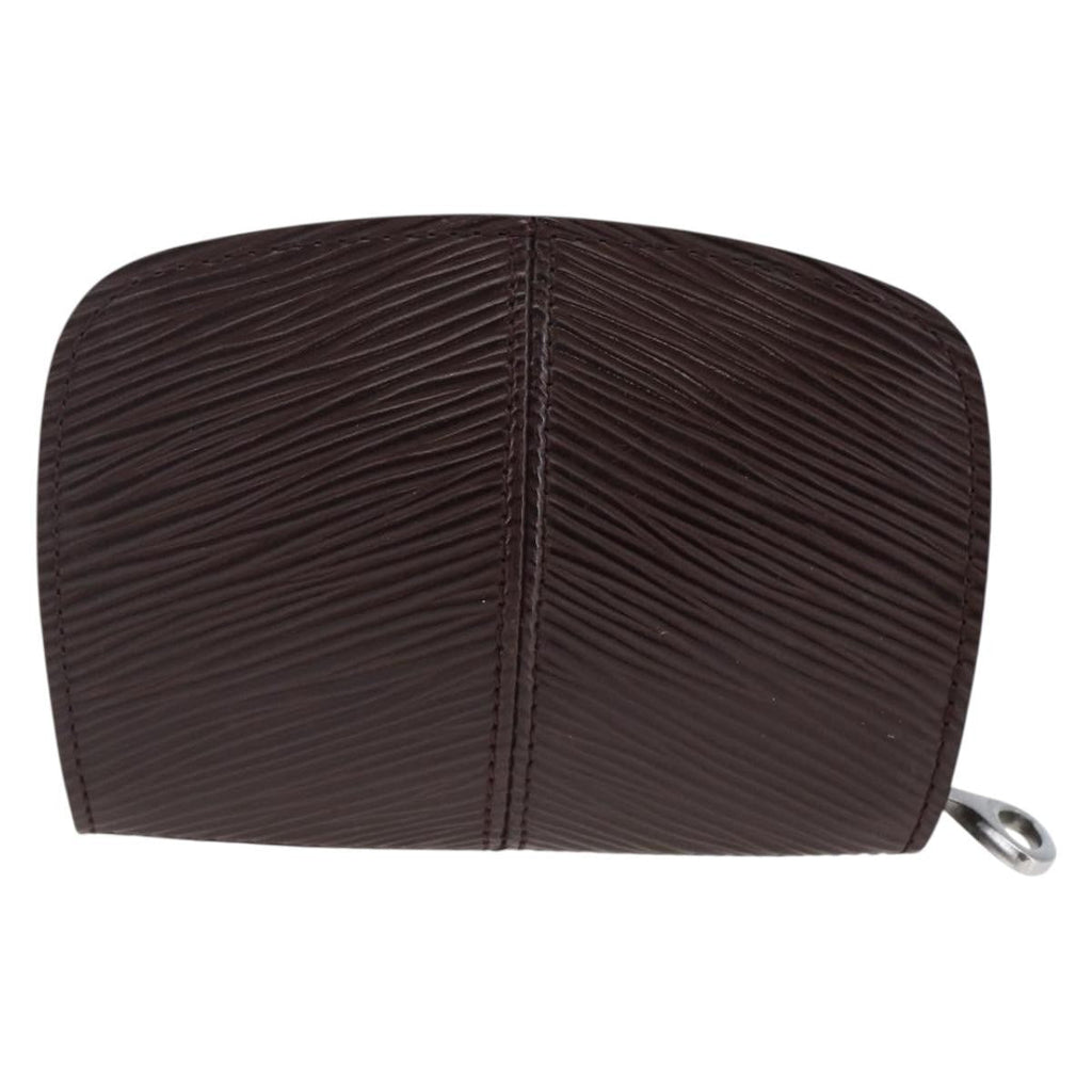 Louis Vuitton Demi Lune Coin Purse Epi Leather Brown Leather Wallets Accessory (Pre-Owned)